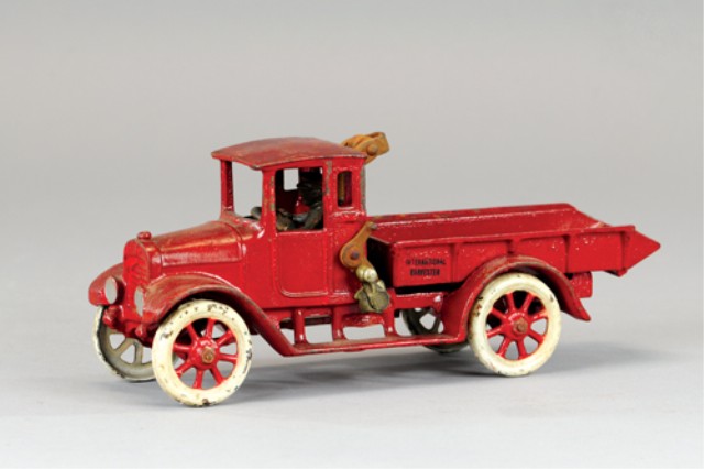 ARCADE RED BABY DUMP TRUCK Early