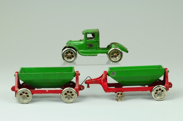 ARCADE TRUCK WITH SIDE DUMP TRAILER
