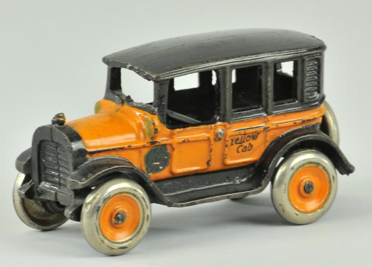 ARCADE YELLOW TAXI Cast iron