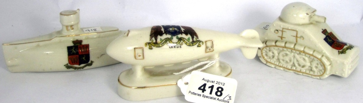 Arcadian Crested China Model of a