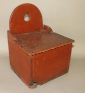 ARCH TOP RED PAINTED HANGING S