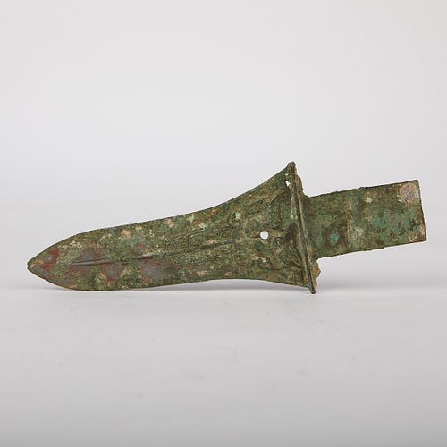 ARCHAIC CHINESE BRONZE DAGGER