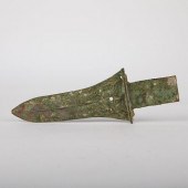 ARCHAIC CHINESE BRONZE DAGGER