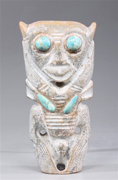 Archaic Chinese style carved jade