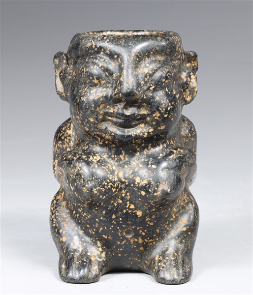 Archaic Chinese style carved jade