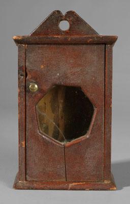 Arched-pediment watch hutch,