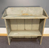 ARCHED SHELF, ENDS ARE BLUISH