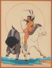ARCHIE BLACKOWL, UNTITLED (BUF