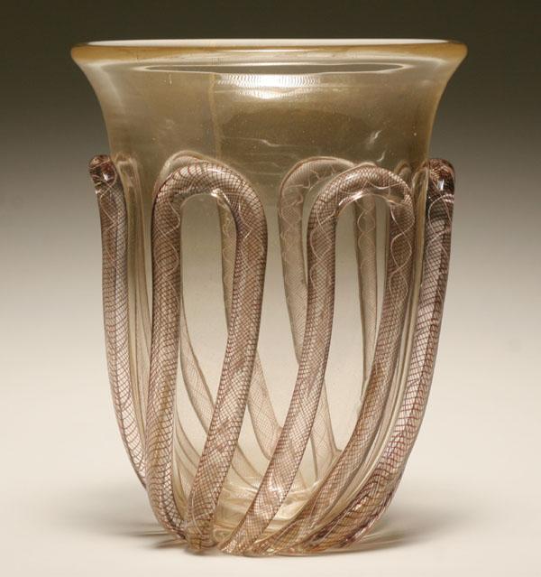 Archimede Seguso applied glass