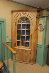 ARCHITECTUAL CORNER CUPBOARD.