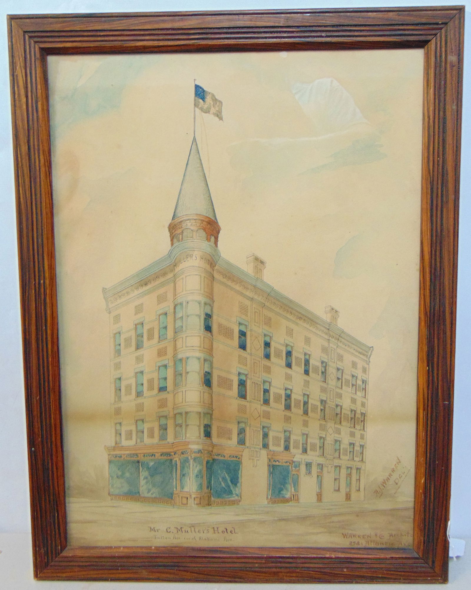 ARCHITECTURAL DRAWING HOTEL, "MR.