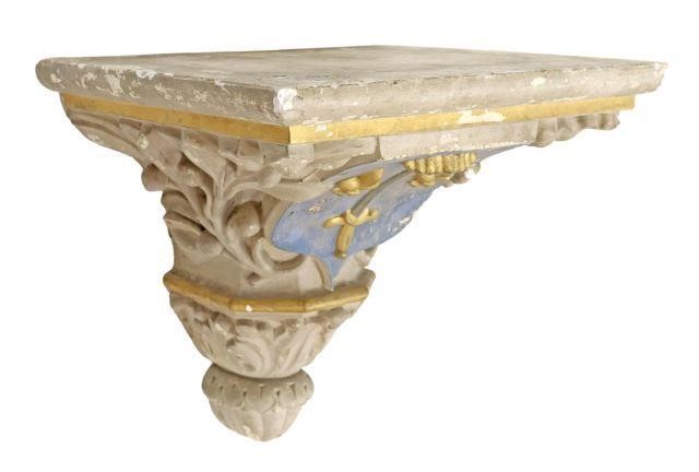 ARCHITECTURAL FRENCH PLASTER CORBEL