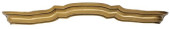 ARCHITECTURAL GILT PAINTED CUR