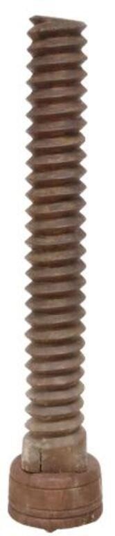 ARCHITECTURAL GRAPE PRESS SCREW,
