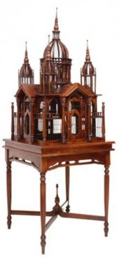 ARCHITECTURAL MAHOGANY CATHEDR