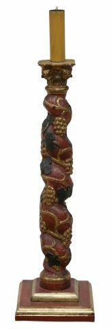 ARCHITECTURAL PARCEL GILT SOLOMONIC