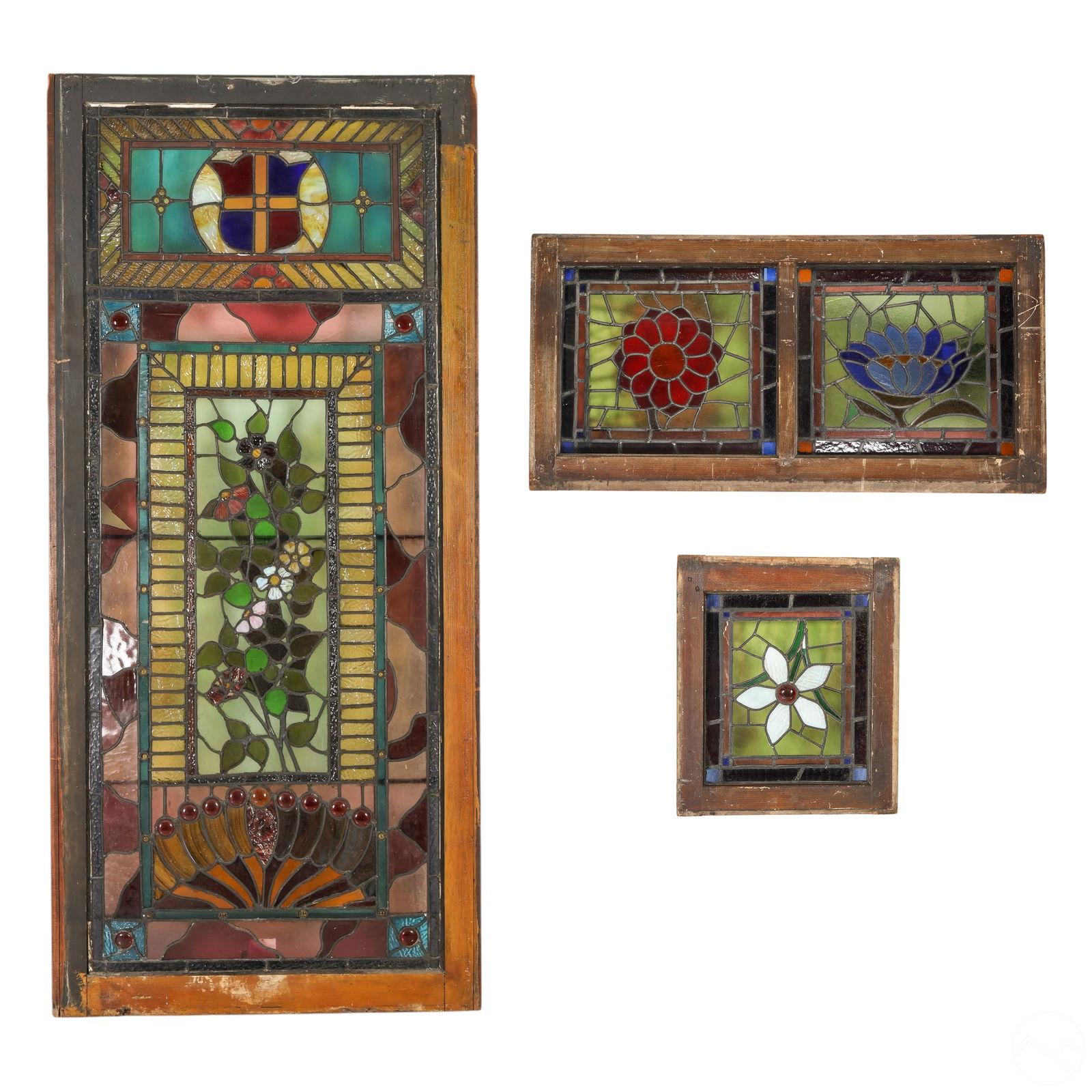 ARCHITECTURAL SALVAGE STAINED GLASS