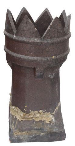 ARCHITECTURAL TURRET-FORM CHIMNEY
