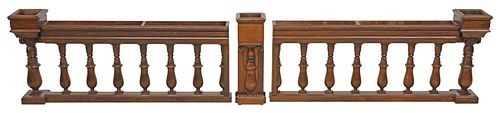 ARCHITECTURAL WALNUT JARDINIERE