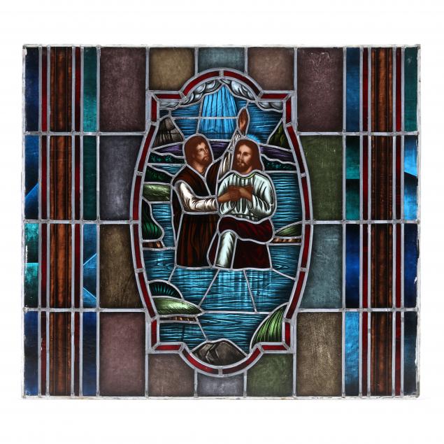 ARCHITECTURALLY SALVAGED STAINED
