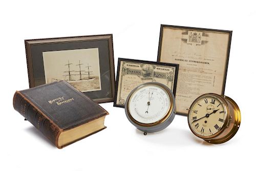 ARCHIVE OF 19TH C SHIP CAPTAIN