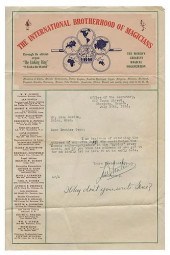 ARCHIVE OF HARRY BLACKSTONE’S