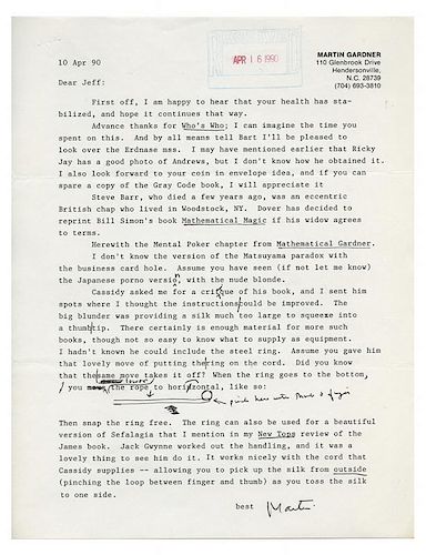 ARCHIVE OF MARTIN GARDNER