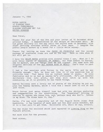 ARCHIVE OF PETER DUFFIE-JEFF