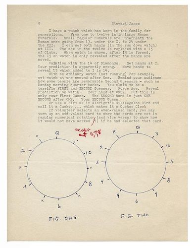 ARCHIVE OF STEWART JAMES