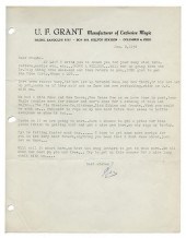 ARCHIVE OF U.F. GRANT LETTERS