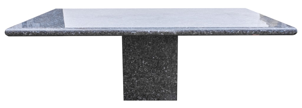 ARCTIC BLUE GRANITE PEDESTAL DINING