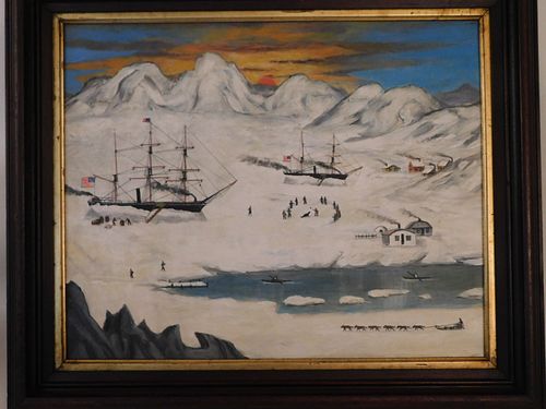 ARCTIC WHALING SCENE
