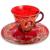 ARDALT ITALIAN GLASS FOOTED TE