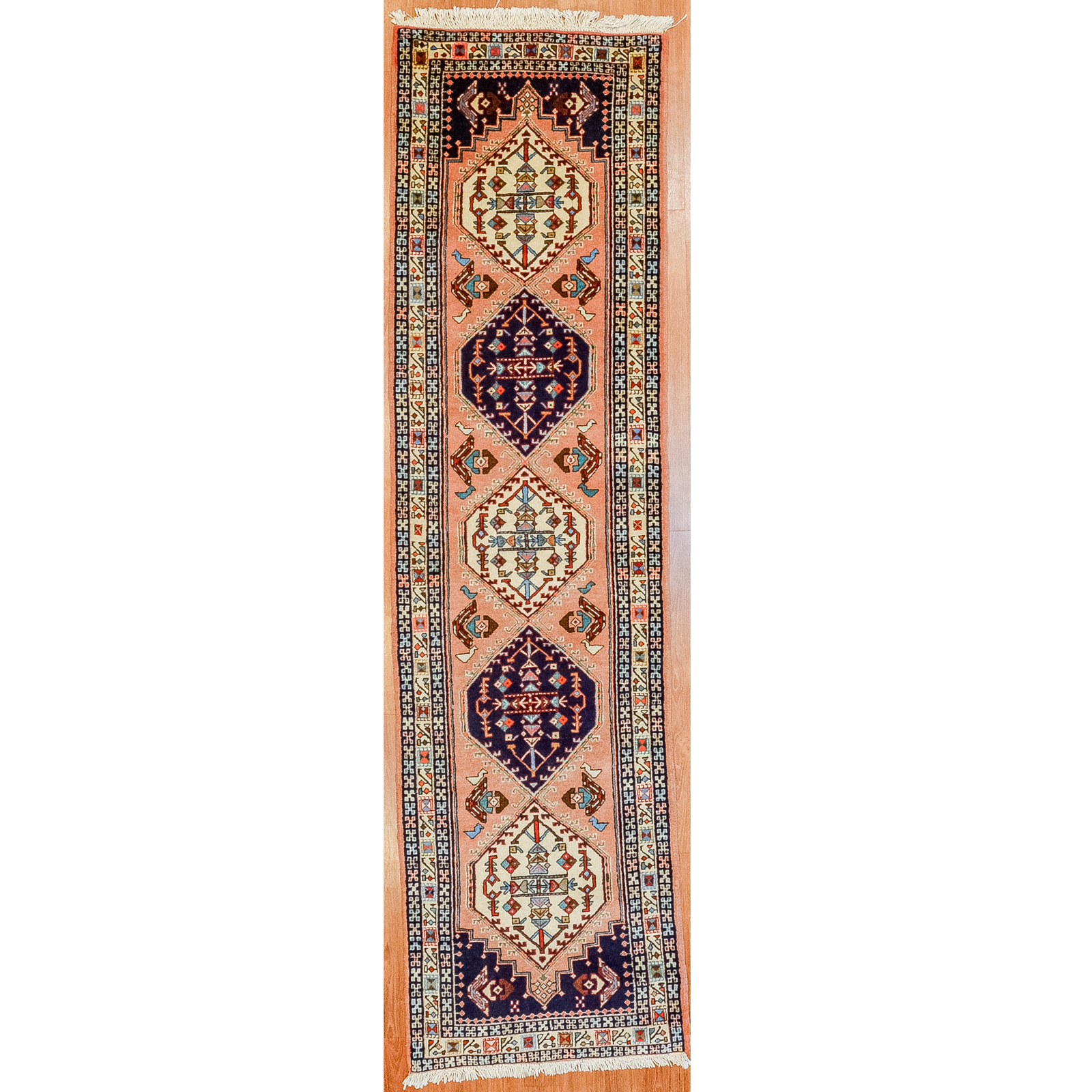 ARDEBIL RUNNER, PERSIA, 2.7 X 9.9
