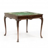 ARDLEY HALL, CARVED MAHOGANY A