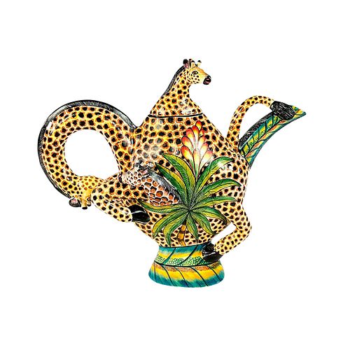 ARDMORE STUDIOS FOOTED TEAPOT