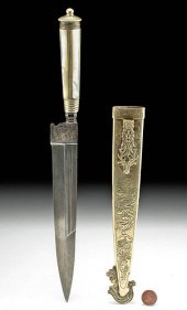 ARGENTINA GAUCHO BRASS DAGGER
