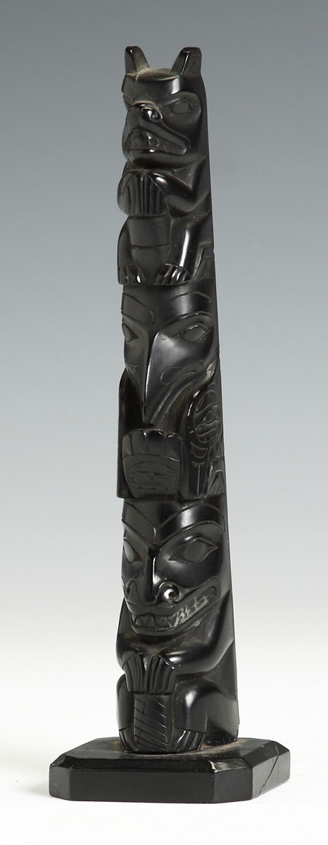 Argillite NW Coast Miniature