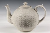 ARGYLE TEAPOT - Smear-glazed s