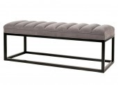 ARHAUS UPHOLSTERED BENCHblue-g
