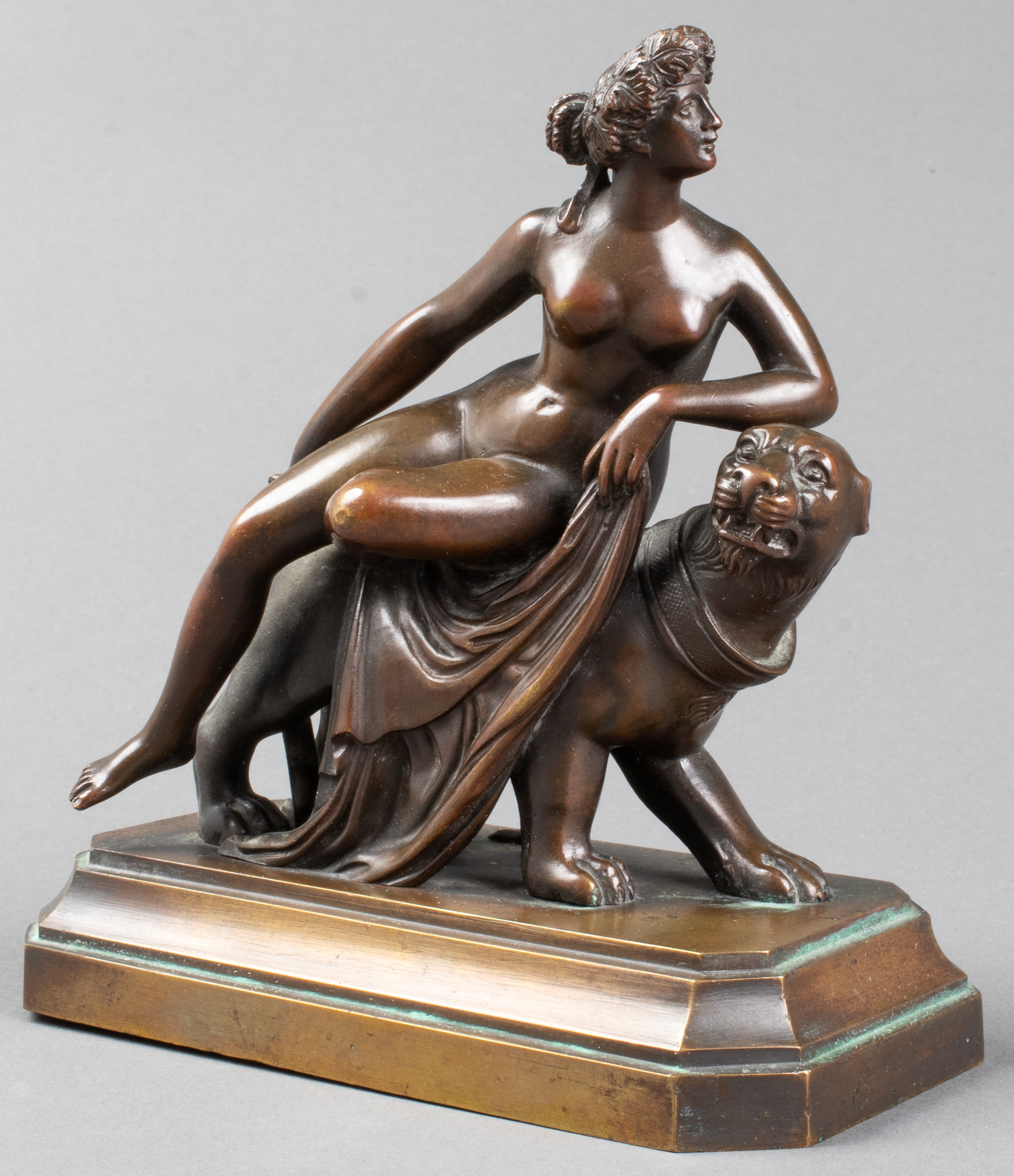 ARIADNE ON THE PANTHER BRONZE AFTER