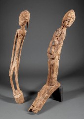 ARICAN CARVED WOOD NOMMO FIGUR
