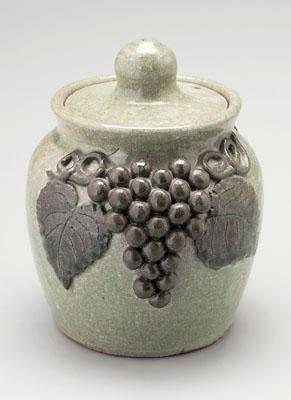 Arie Meaders stoneware lidded jar