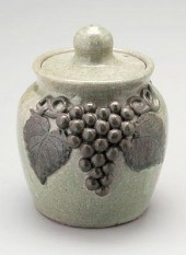 Arie Meaders stoneware lidded