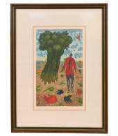 ARIK BRAUER SIGNED ETCHING AUT