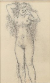ARISTIDE MAILLOL CHARCOAL STAN