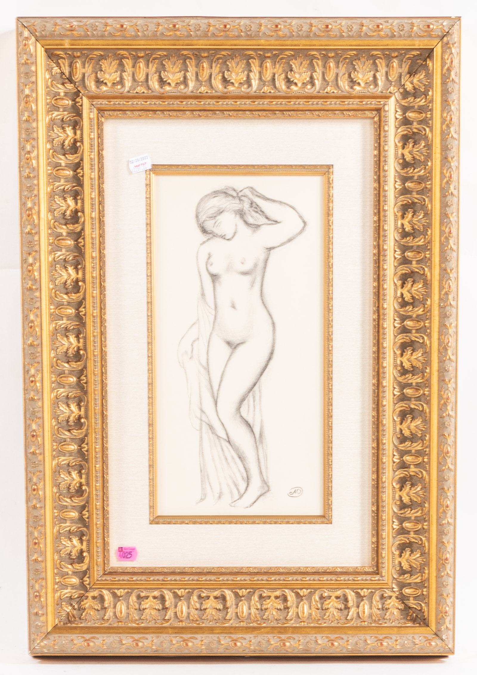 ARISTIDE MAILLOL. "NU DEBOUT,"