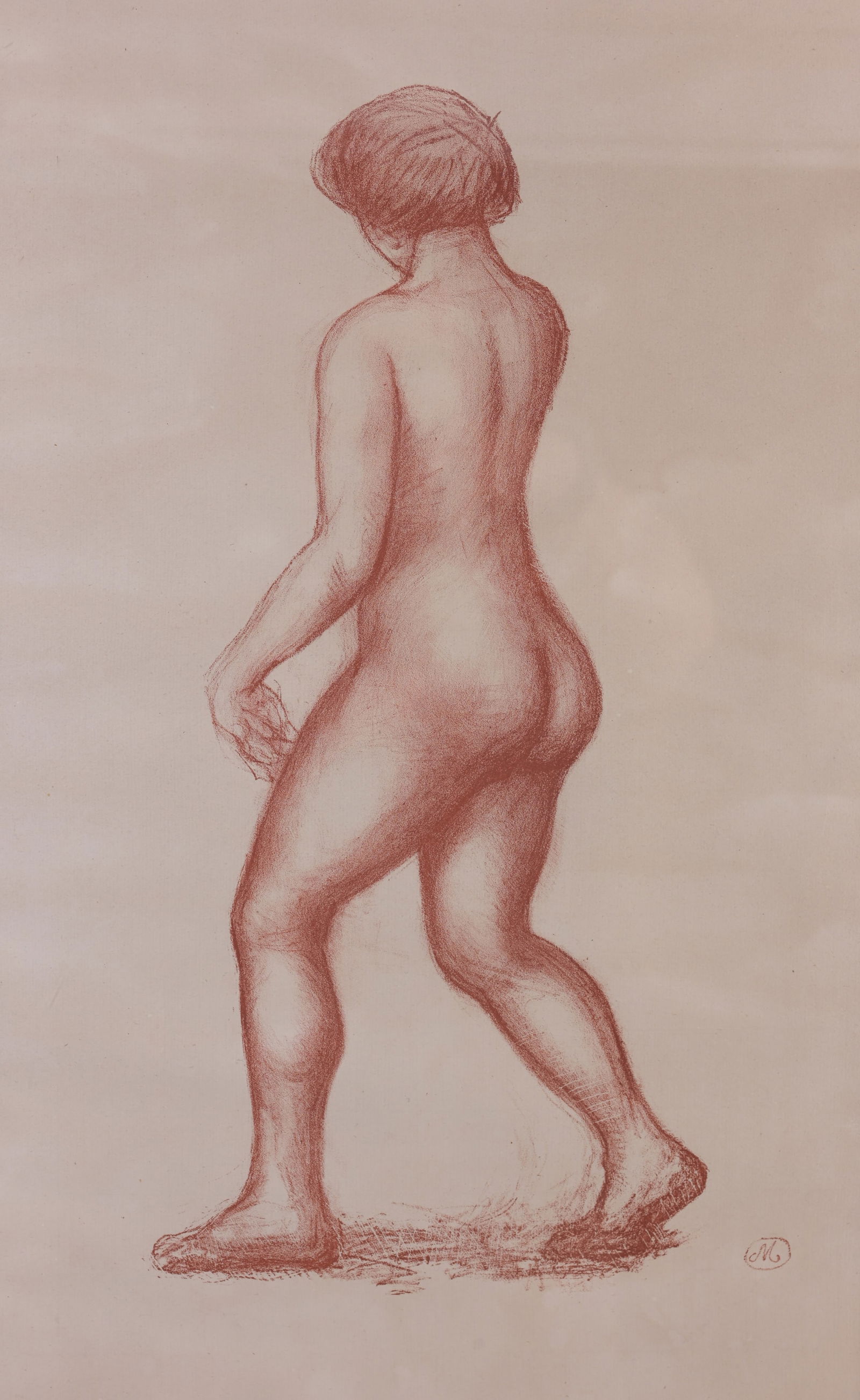 ARISTIDE MAILLOL "RED WOMAN"