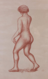 ARISTIDE MAILLOL "RED WOMAN" L