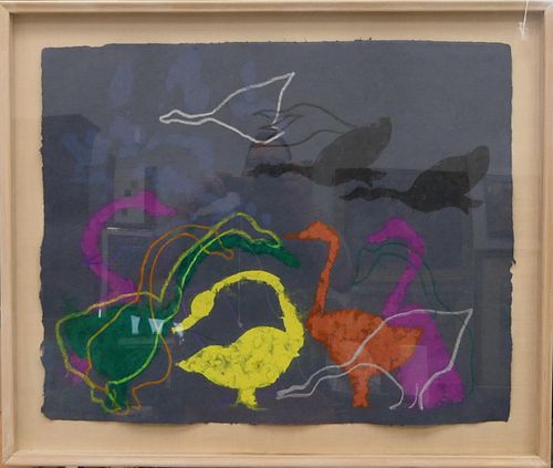 ARLENE SLAVIN (USA B1942) GEESE